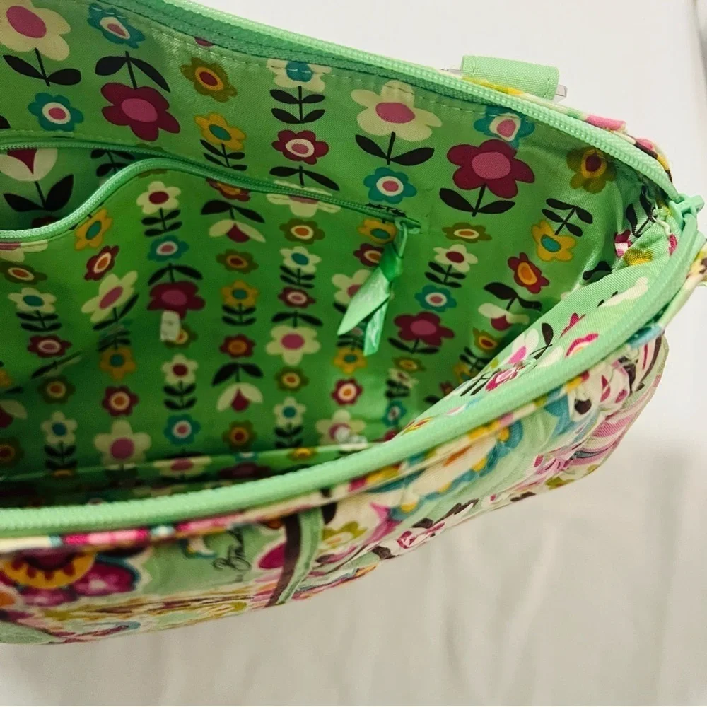 Vera Bradley Tablet Hipster Bag - “Tutti Frutti” Retired Pattern Green/Pink